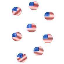 150 USA flag table confetti