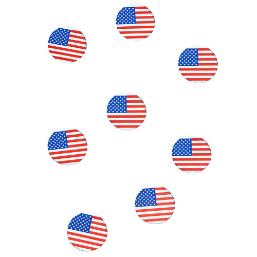 Rubies 150 USA flag table confetti