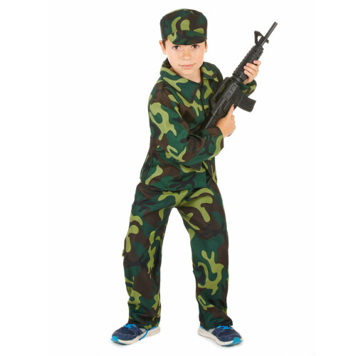 Rubies Boys' camouflage military costume