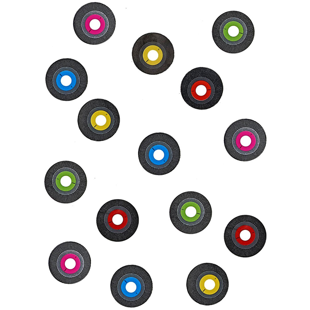 Rubies 150 Vinyl Record Table Confetti