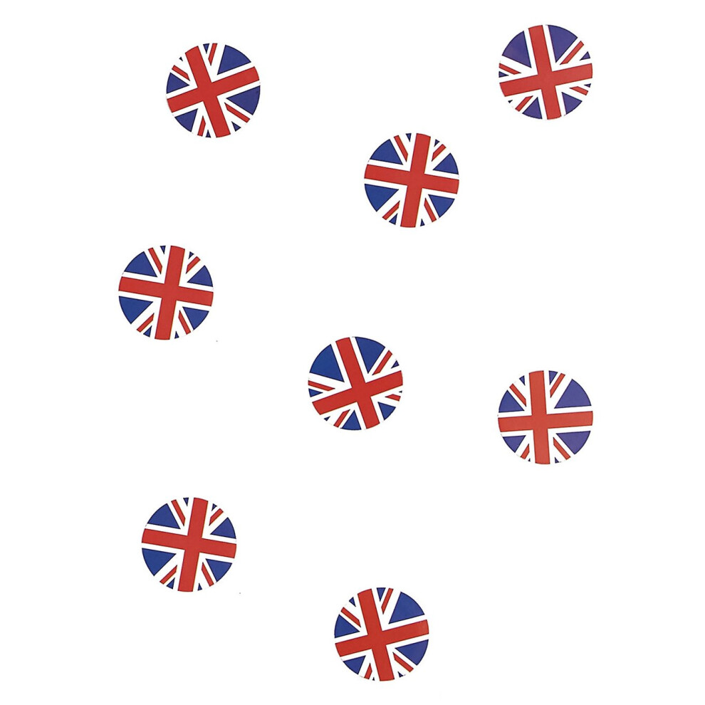 150 United Kingdom flag table confetti