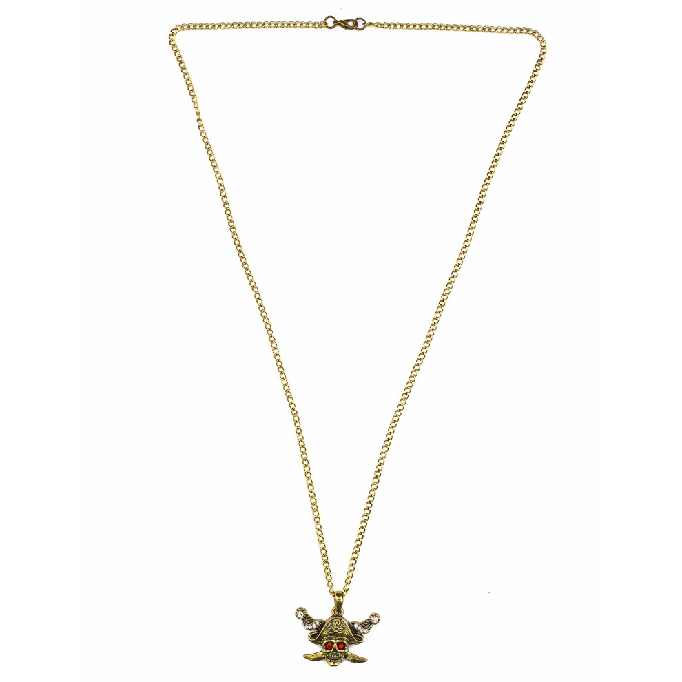 Rubies Adult Pirate Necklace Gold