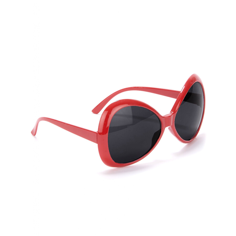 Rubies Adult Disco Glasses Red
