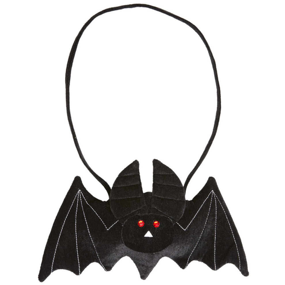 New Rubies Unisex Adult Halloween Bat Bag Black/Red