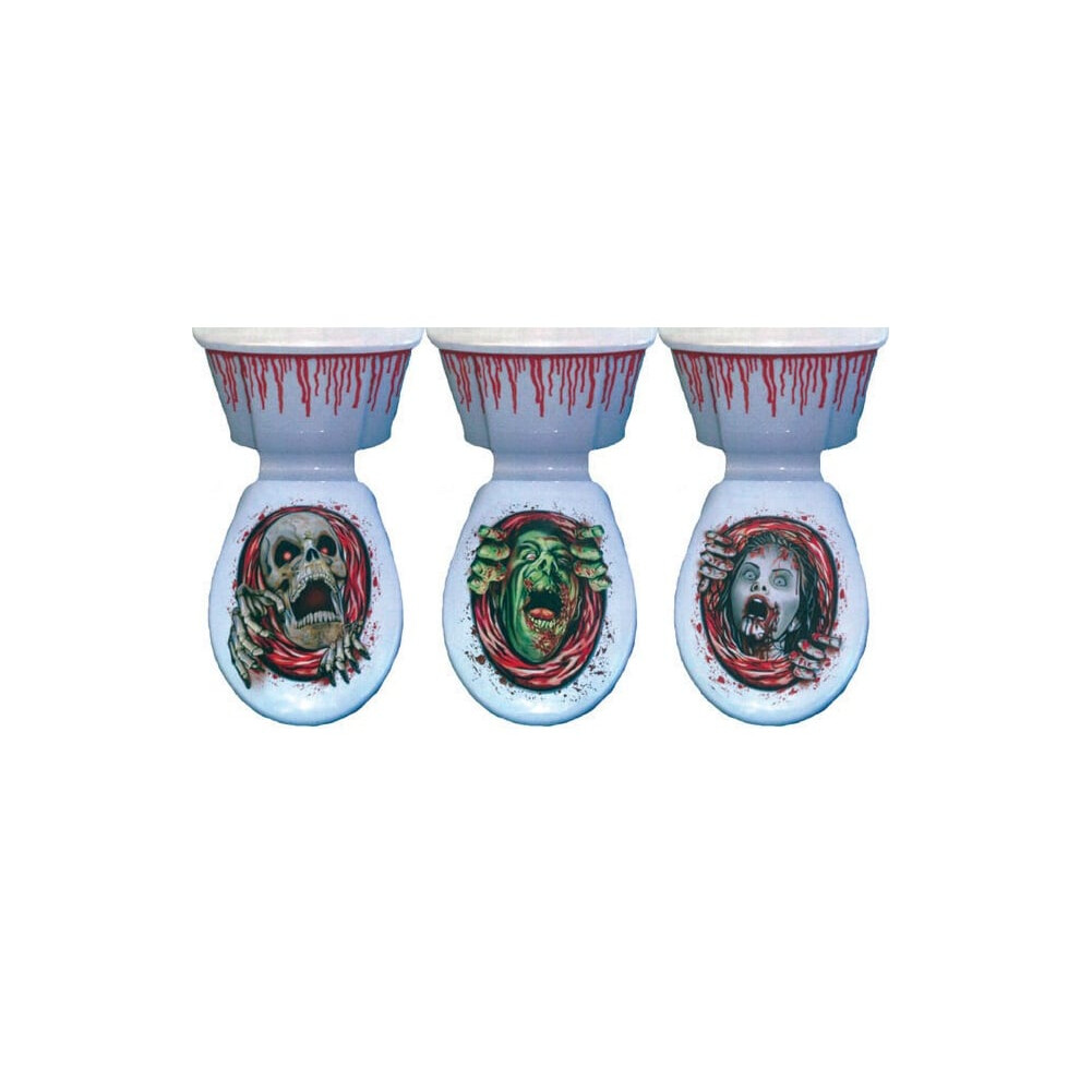 New Rubies Electrostatic Decoration For Halloween Toilet Seat