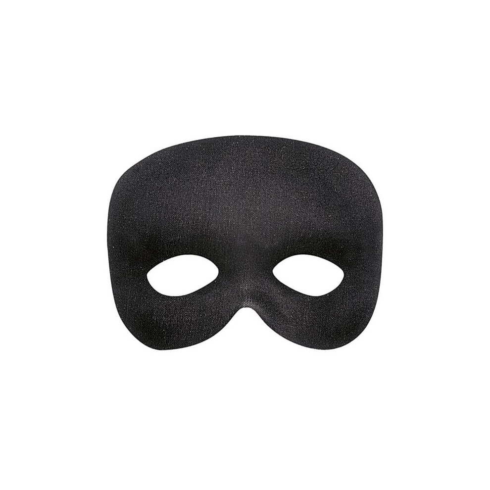 Rubies Adult Half Mask Black