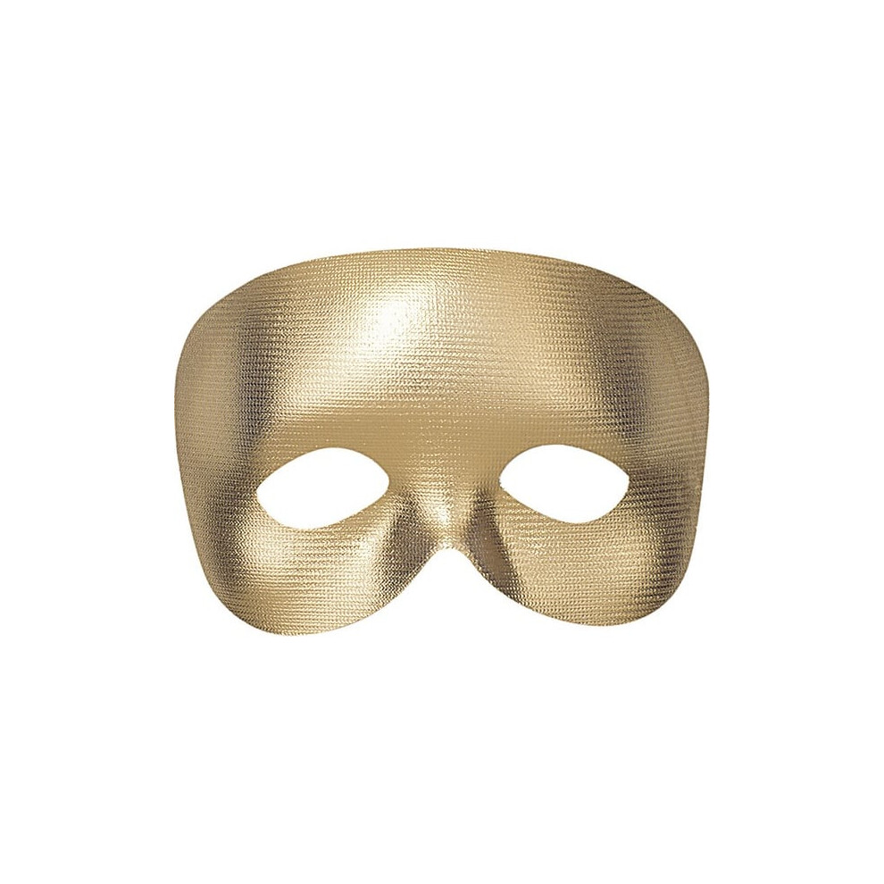 Rubies Adult Half Mask Gold