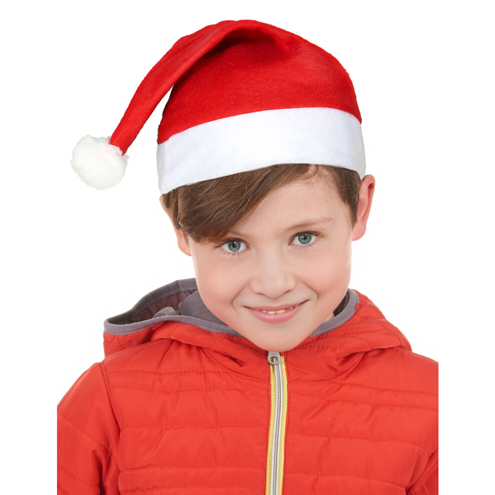 Rubies Children's Santa Hat Red/White