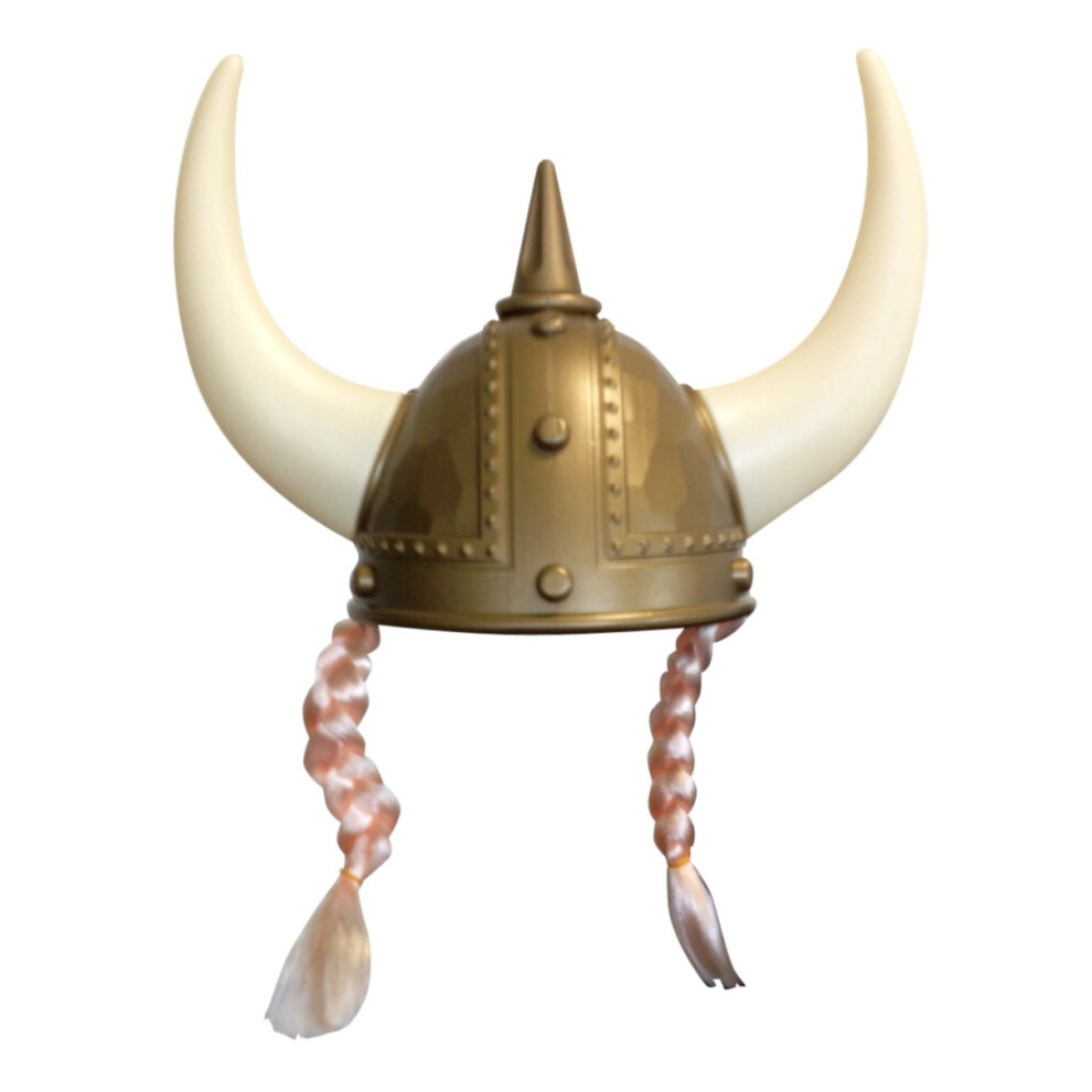 Rubies Viking Helmet With Braids For Adults