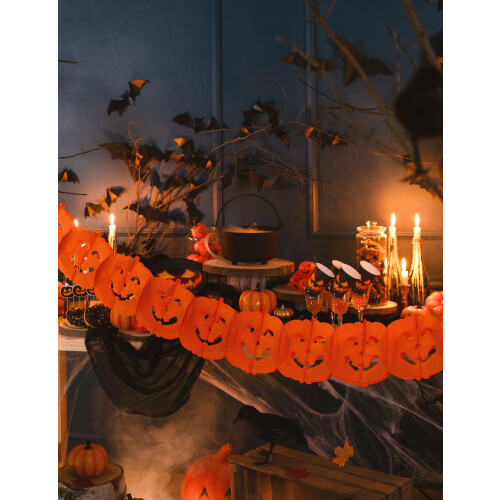 Rubies Halloween pumpkin garland 4 m 2