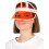 Rubies Adult orange poker player visor 1
