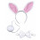 Rubies Adult white and pink rabbit kit 2