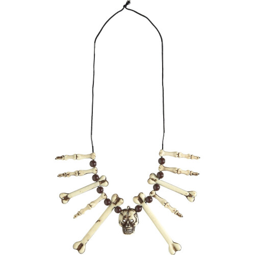Rubies Adult Bone and Skull Necklace