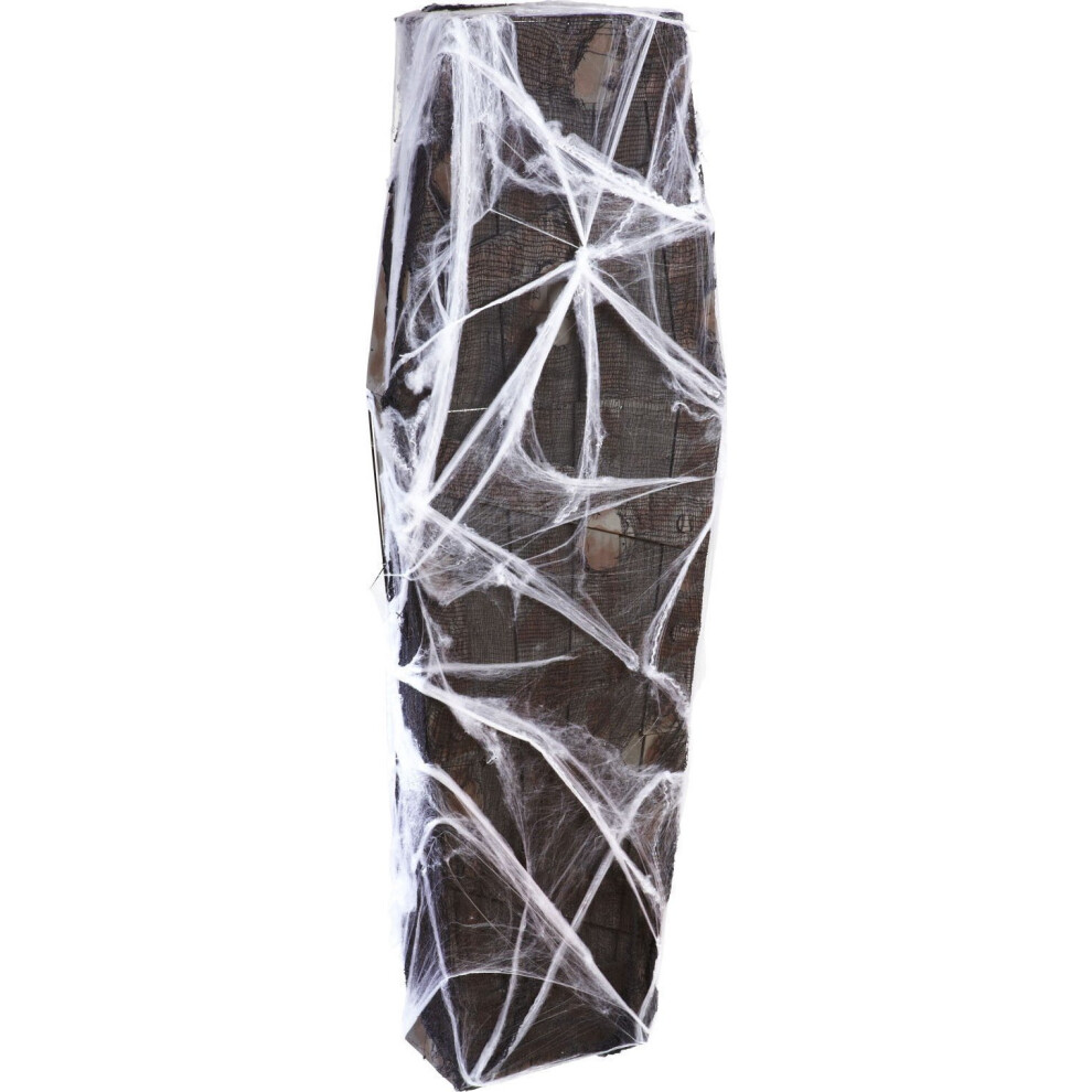 Rubies Coffin With Spider Web 160 Cm Halloween White/Black