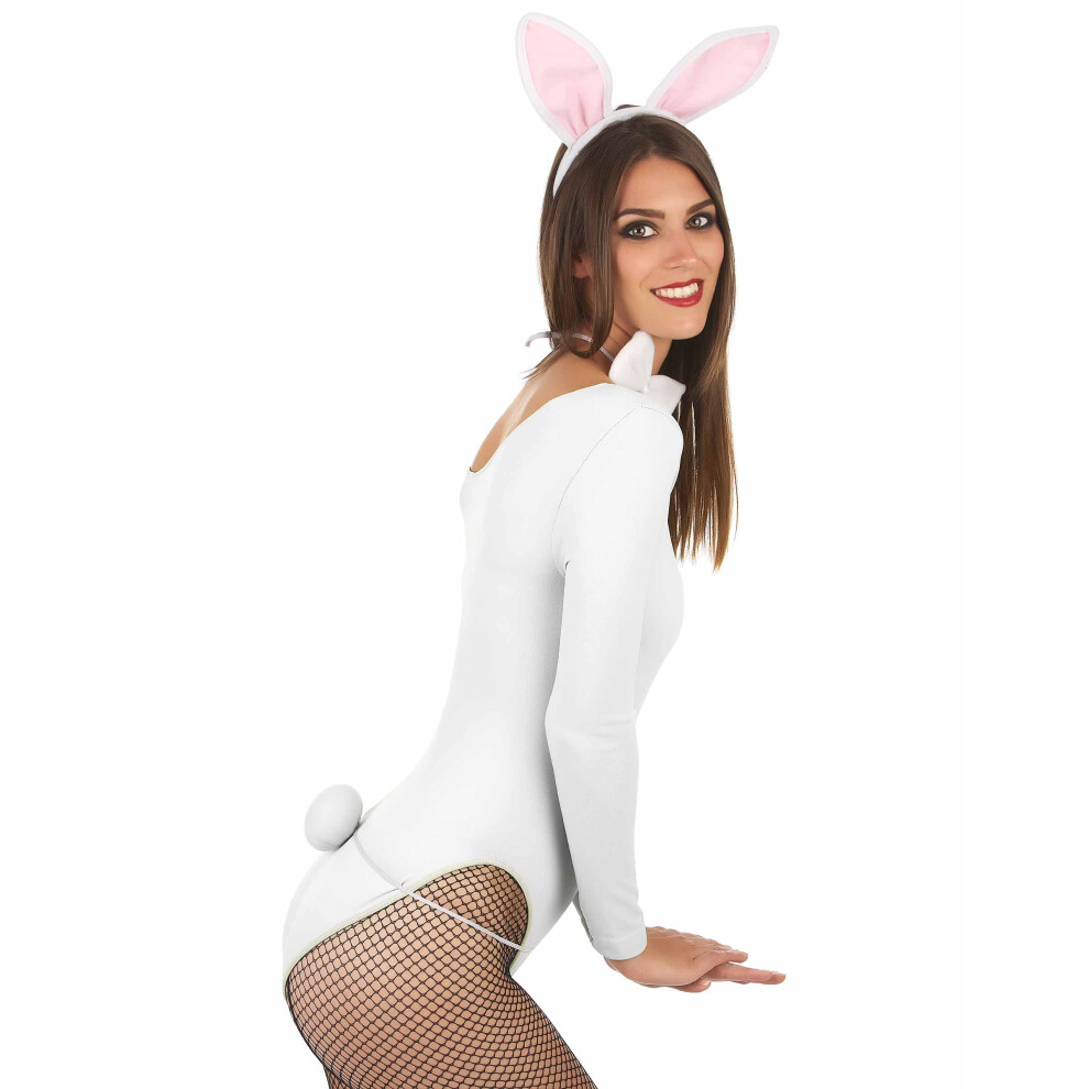 Rubies Adult White And Pink Rabbit Kit Pink,White