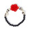Rubies Adult skeleton and red rose bracelet 1