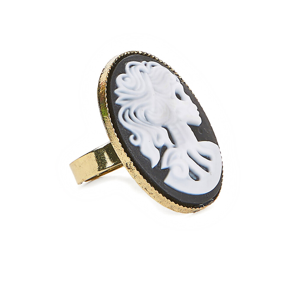 New Rubies Women's Gothic Skeleton Ring For Halloween