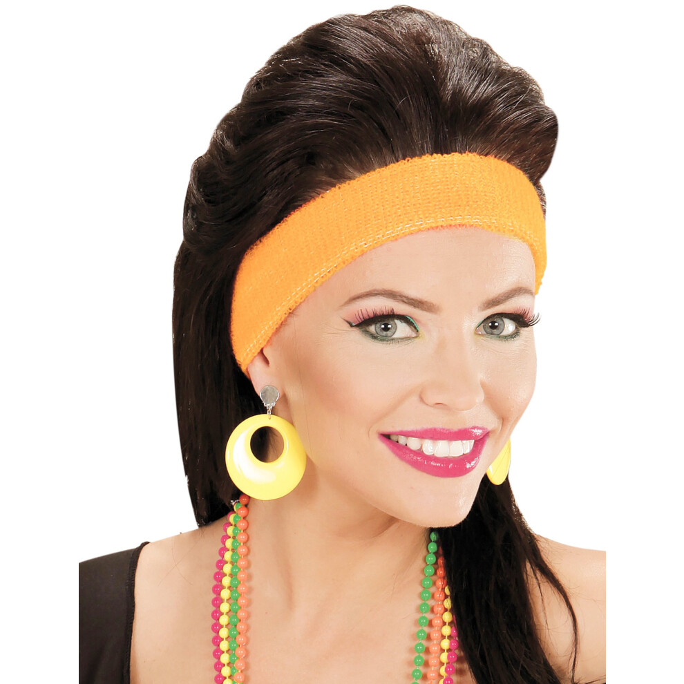 Rubies Adult Fluorescent Earrings Yellow