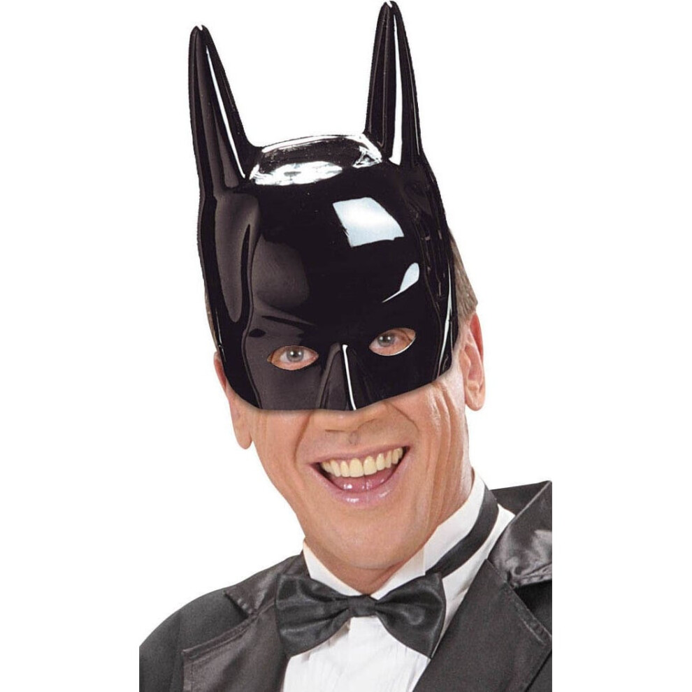 Rubies Adult Super Bat Half Mask Black