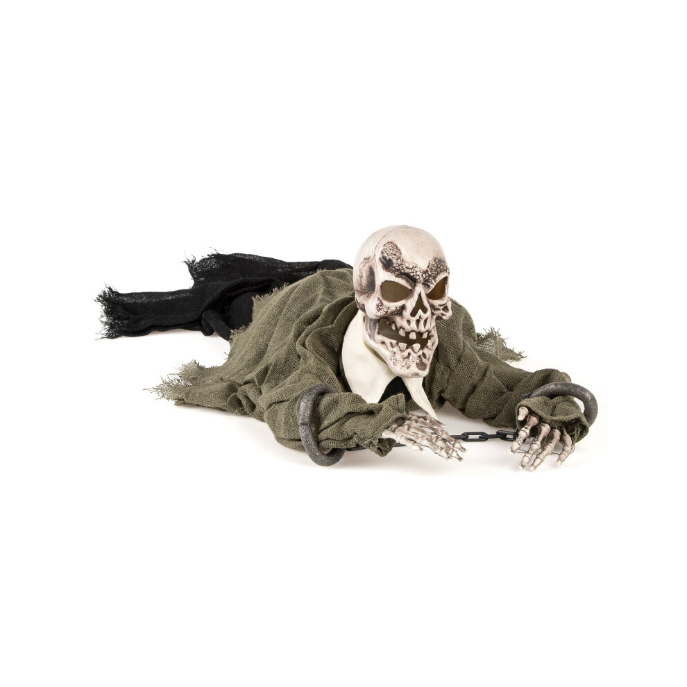 New Rubies Halloween Animated And Sound Skeleton Decoration Light