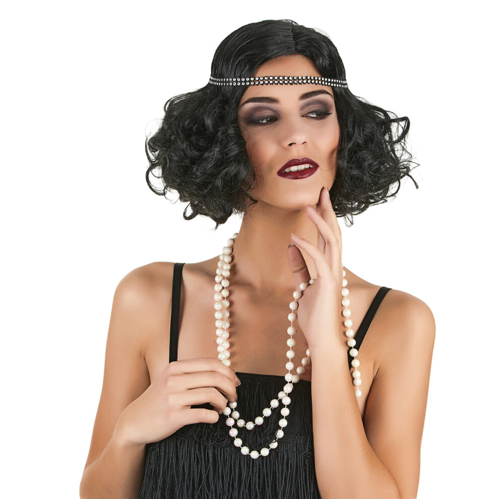 Rubies Charleston Wig For Women Black