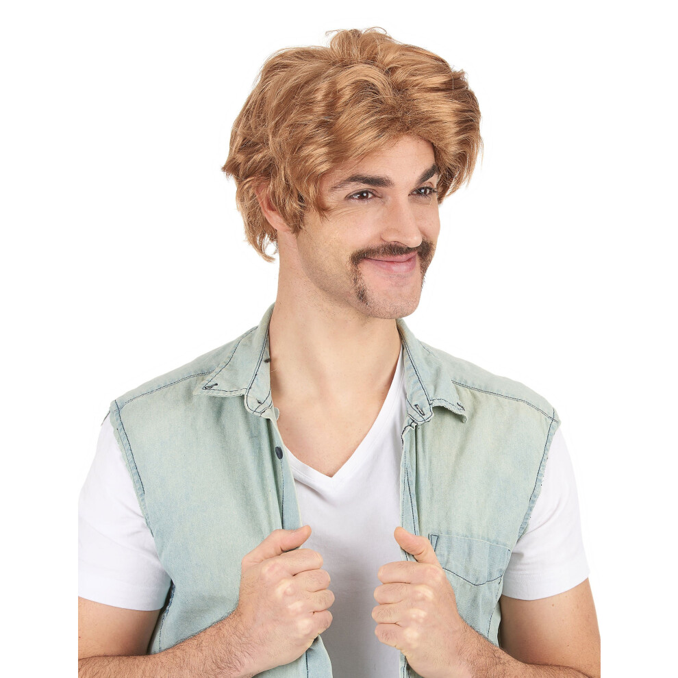 Rubies Unisex Brown Short Men's Wig