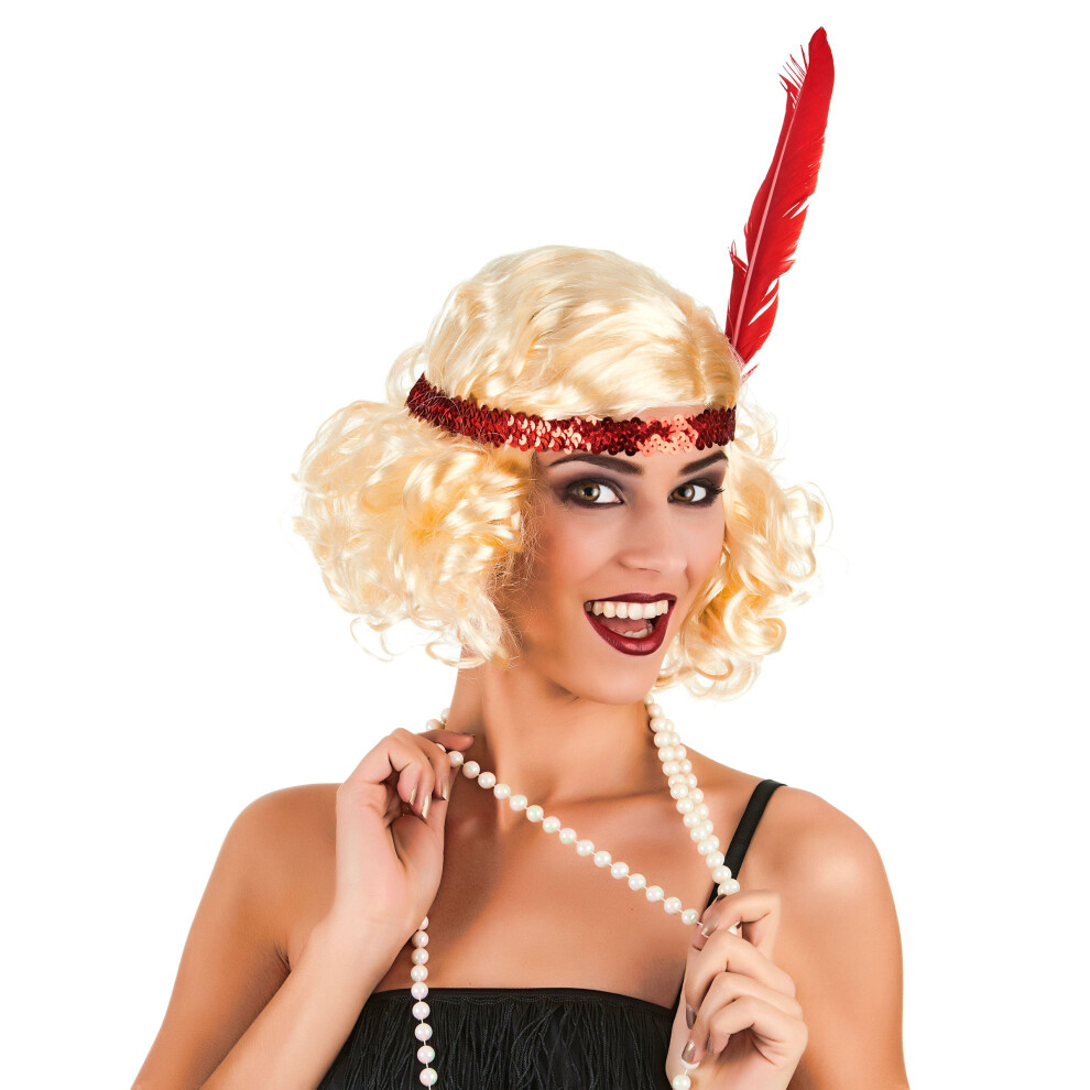 Rubies Women's Blonde Charleston Wig