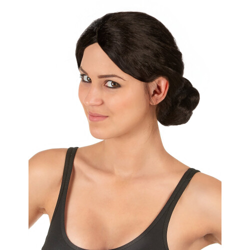 Rubies Wig with bun for women