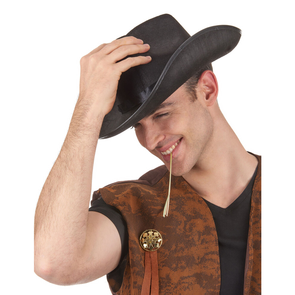 Rubies Cowboy Hat For Adults Black