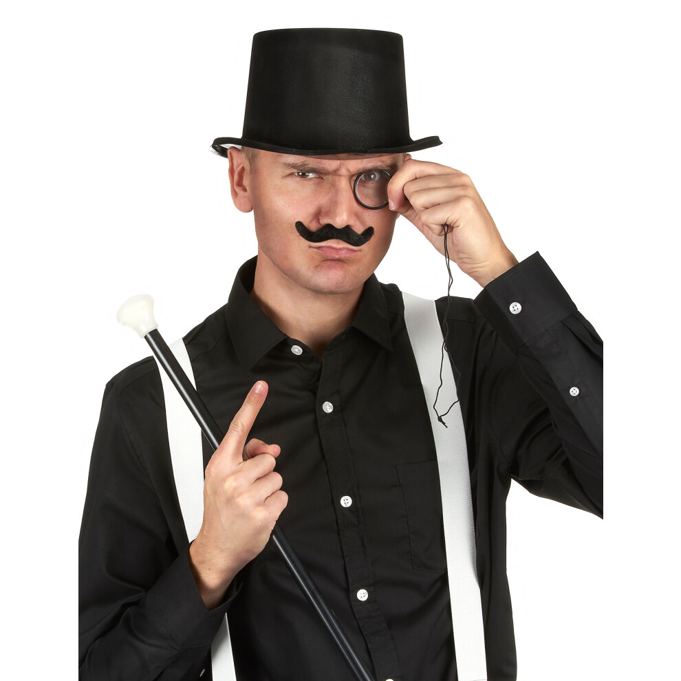 Rubies Plastic Top Hat Adult Black