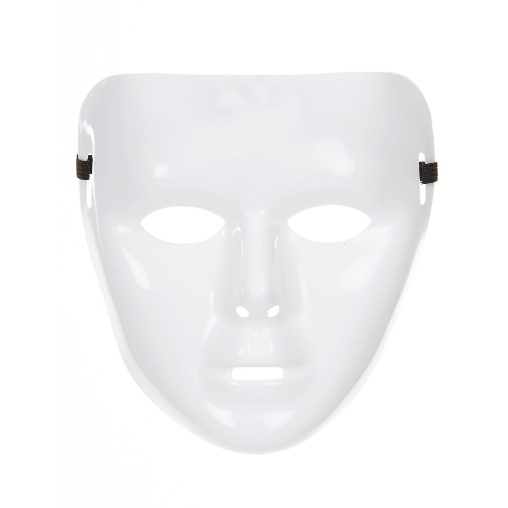 Rubies Adult Glossy Mask White