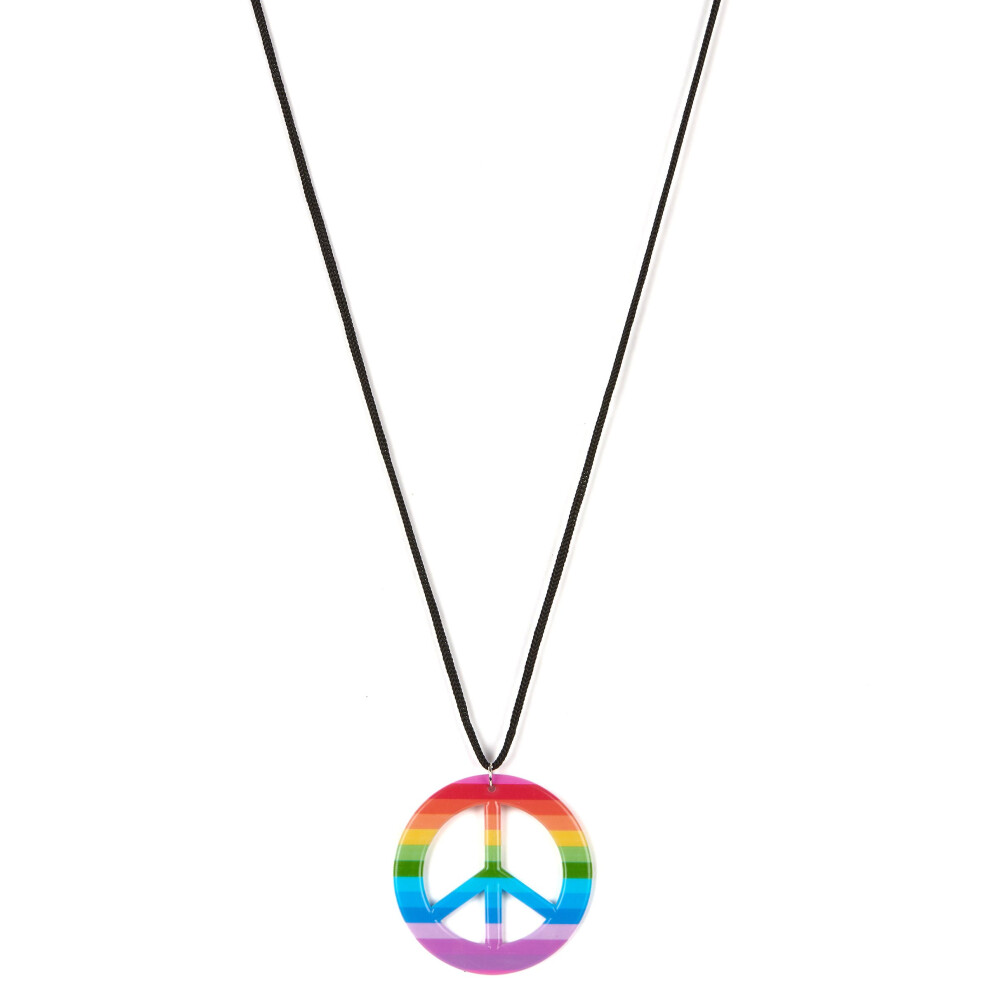 Rubies Adult Multicolor Hippie Necklace