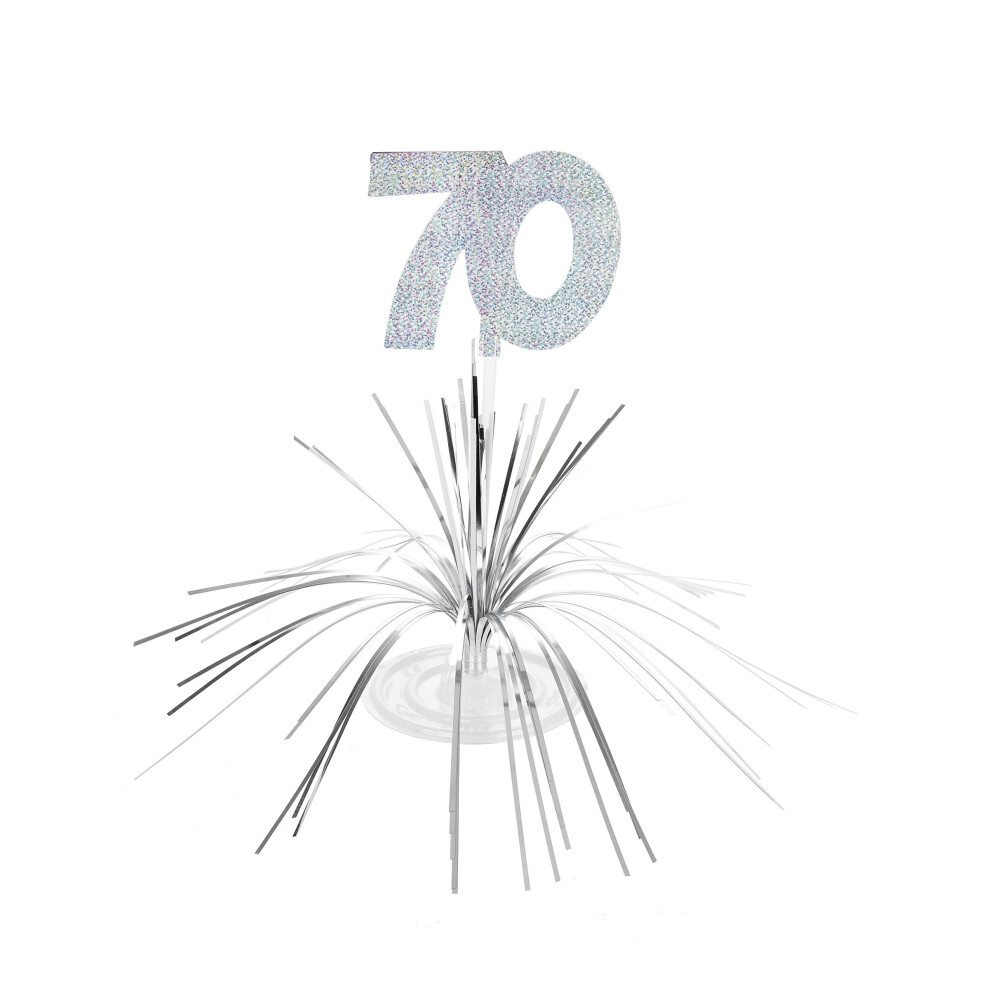 Rubies 70Th Anniversary Centerpiece Silver
