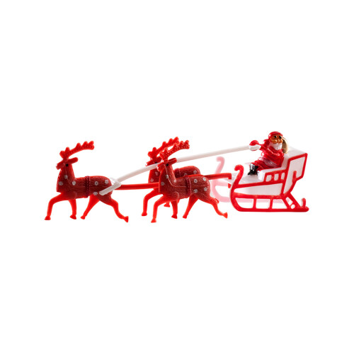 Rubies Santa Claus with Sleigh Cake Decoration 14cm