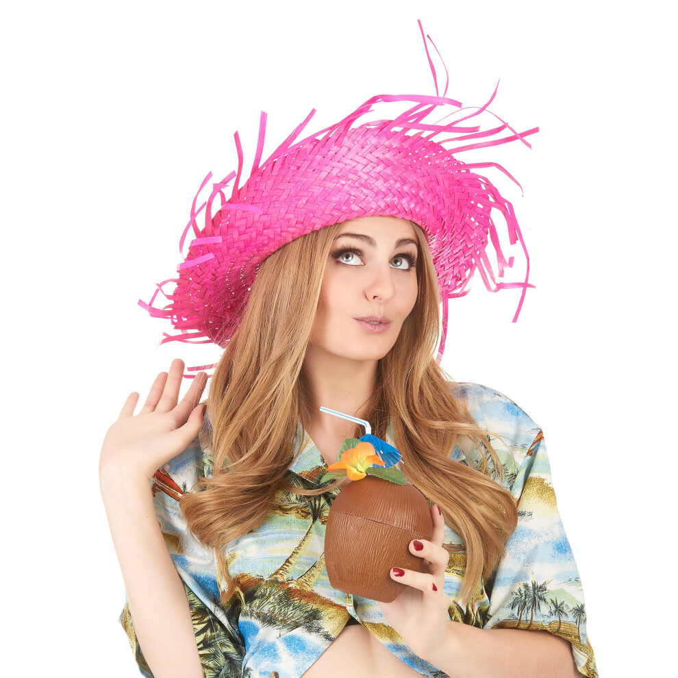 Rubies Adult Hawaiian Hat Pink