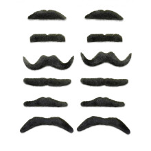 12 Black Mustaches