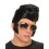 Rubies Rocker man wig with glasses 1