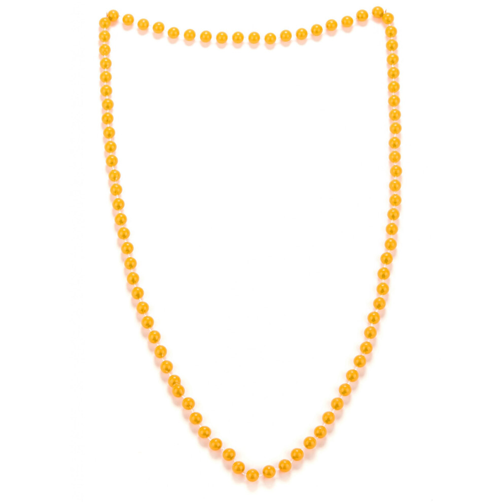 Rubies Adult Orange Pearl Necklace White,Orange