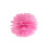 Rubies 25cm fuchsia paper hanging pompom 1