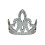 Rubies Silver princess tiara for girls 1