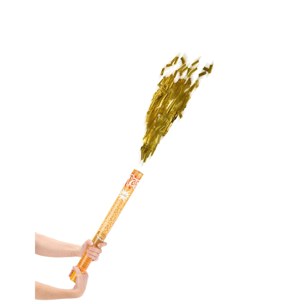 Rubies 60Cm Confetti Cannon Gold