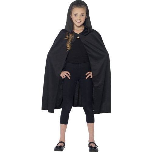Rubies Children's black hooded cape Halloween 2