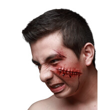 Fake Injury Stitches Adult Halloween