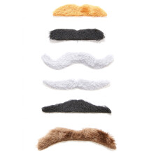 Set of 6 adult adhesive mustaches