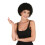 Rubies Standard black afro wig for adults 1