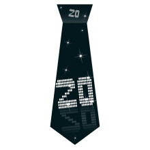 20th Anniversary VIP Cardboard Tie with Elastic