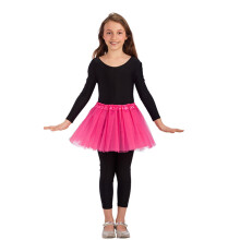 Girls' pink satin tutu