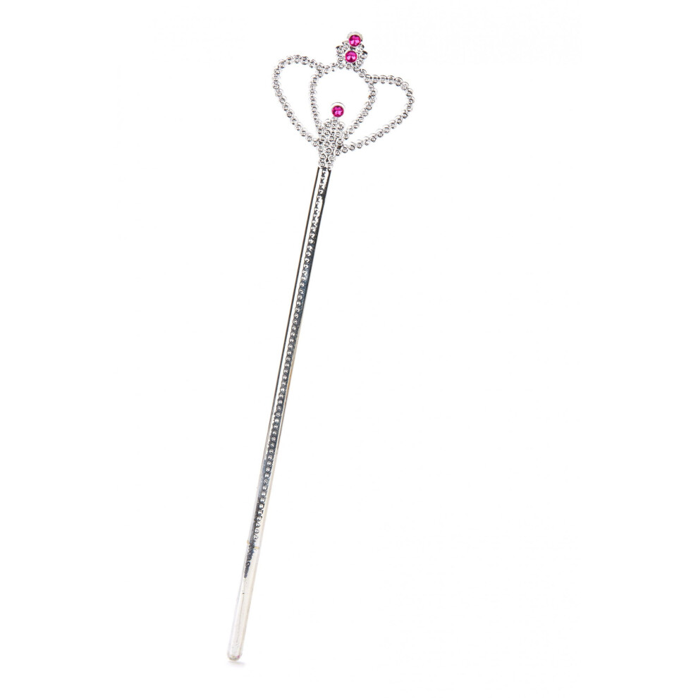 Rubies Diamond Princess Wand For Adults And Children Silver