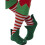 Rubies Adult red and white striped socks 1
