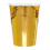 Rubies 10 25 cl gold metallic cardboard cups 1